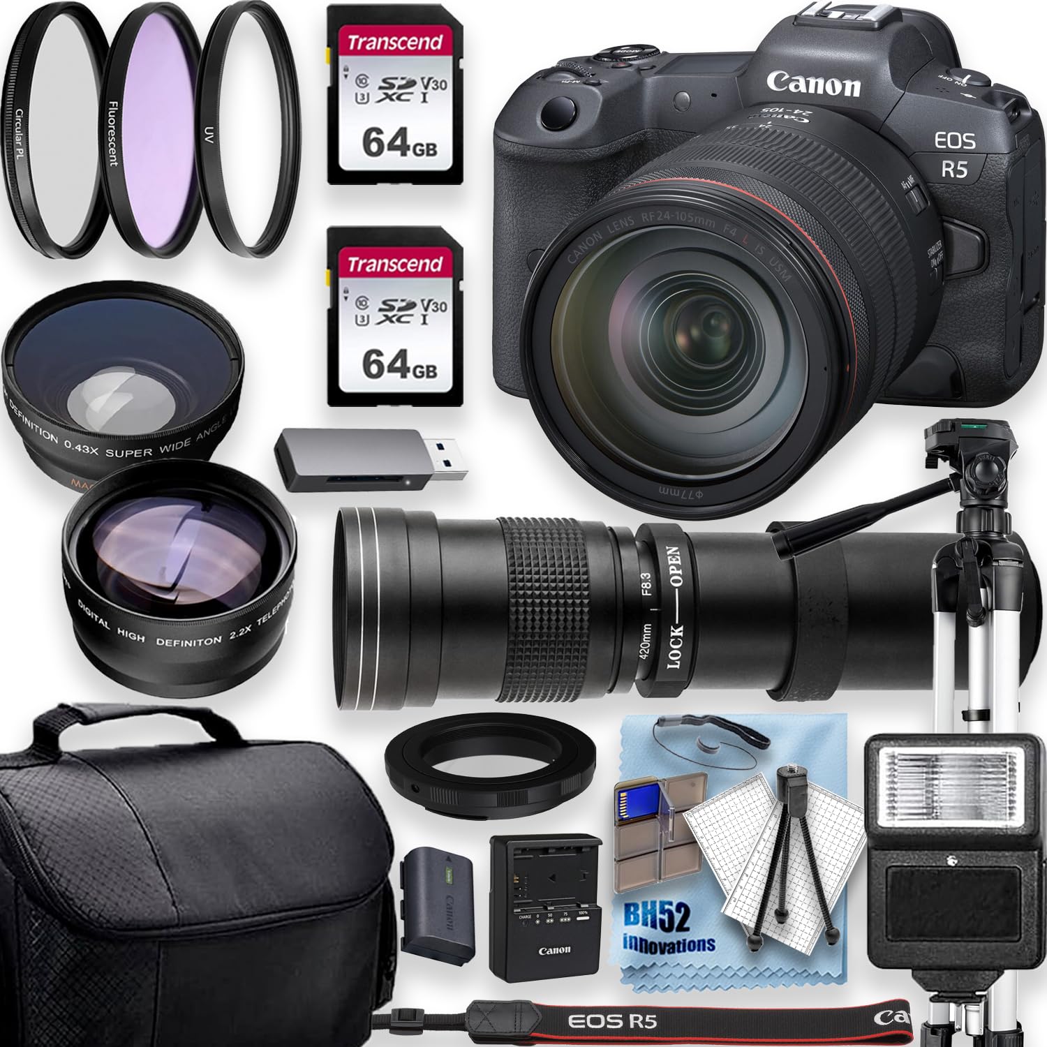 Amazon.com : Canon EOS R5 8K Video Recording Mirrorless Camera