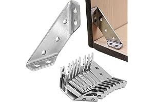 Universal 10PCS Corner Braces for Shelf Cabinet Table
