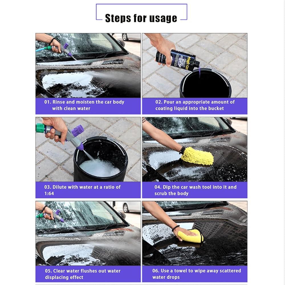 Amazon.com: Magic Gem Car Coating Spray 16FL.OZ, Quick