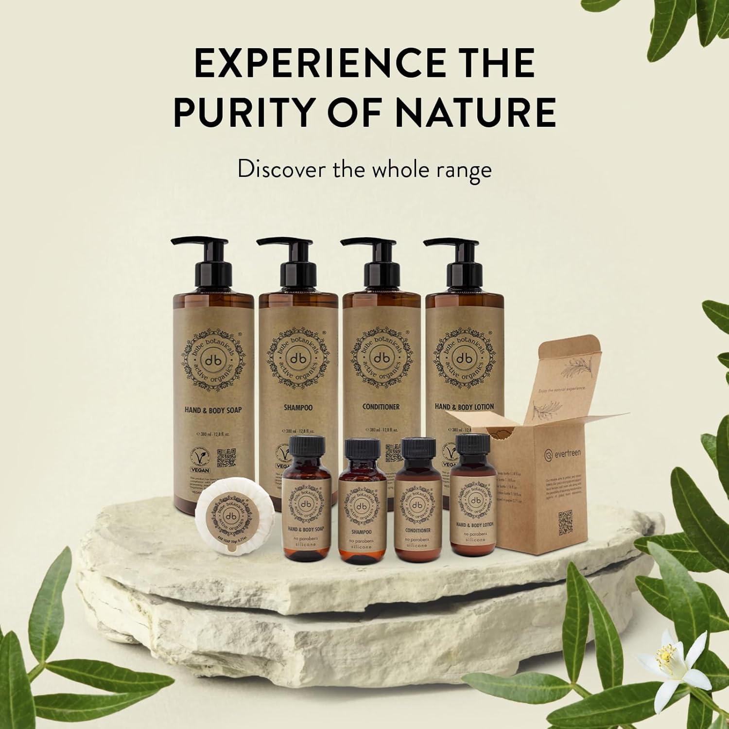 Hair Conditioner, Detangles and Revitalizes, Fresh Scent of Rosemary, Lemon and Thyme, 100% Natural, Certified Vegan Product, Ideal for Homes and Hotels, 380 ml - Image 4