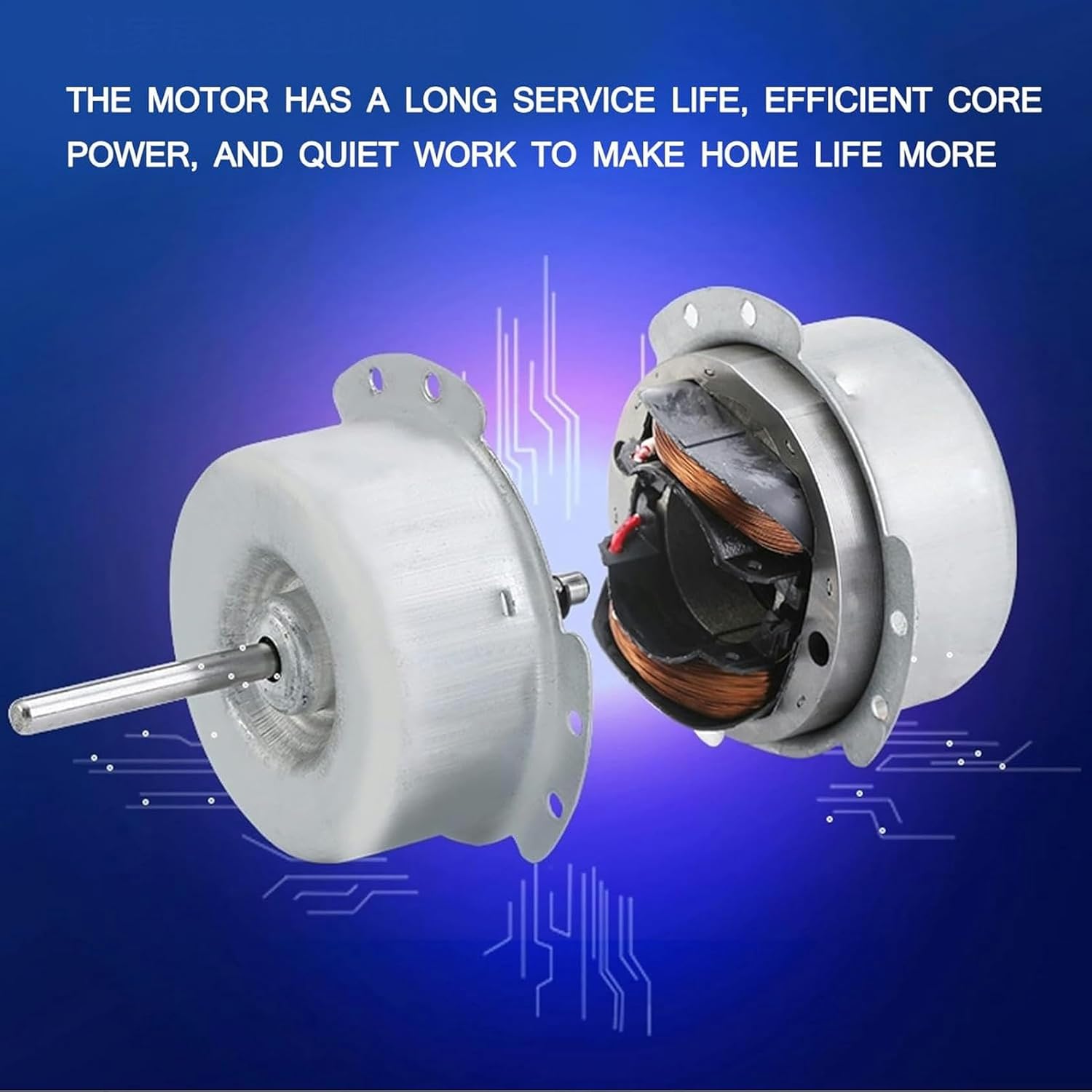 60 W Induced Shooting Fan, Fireplace, Exhaust Smoke Machine of Domestic Roof Fireplace, Induced Shooting Fan with Dust Extractor, 11cm, 9cm