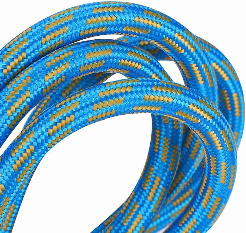 Cocoarm Nylon Légecset Tömlő Adapter Készlet - 1,83m Flexibilis Levegőcső 1/8"-1/4" Csatlakozókkal Festékszóróhoz, Kompresszorhoz - Kék-Sárg