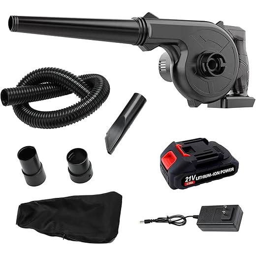COVACURE 21V Cordless Leaf Blower & Vacuum