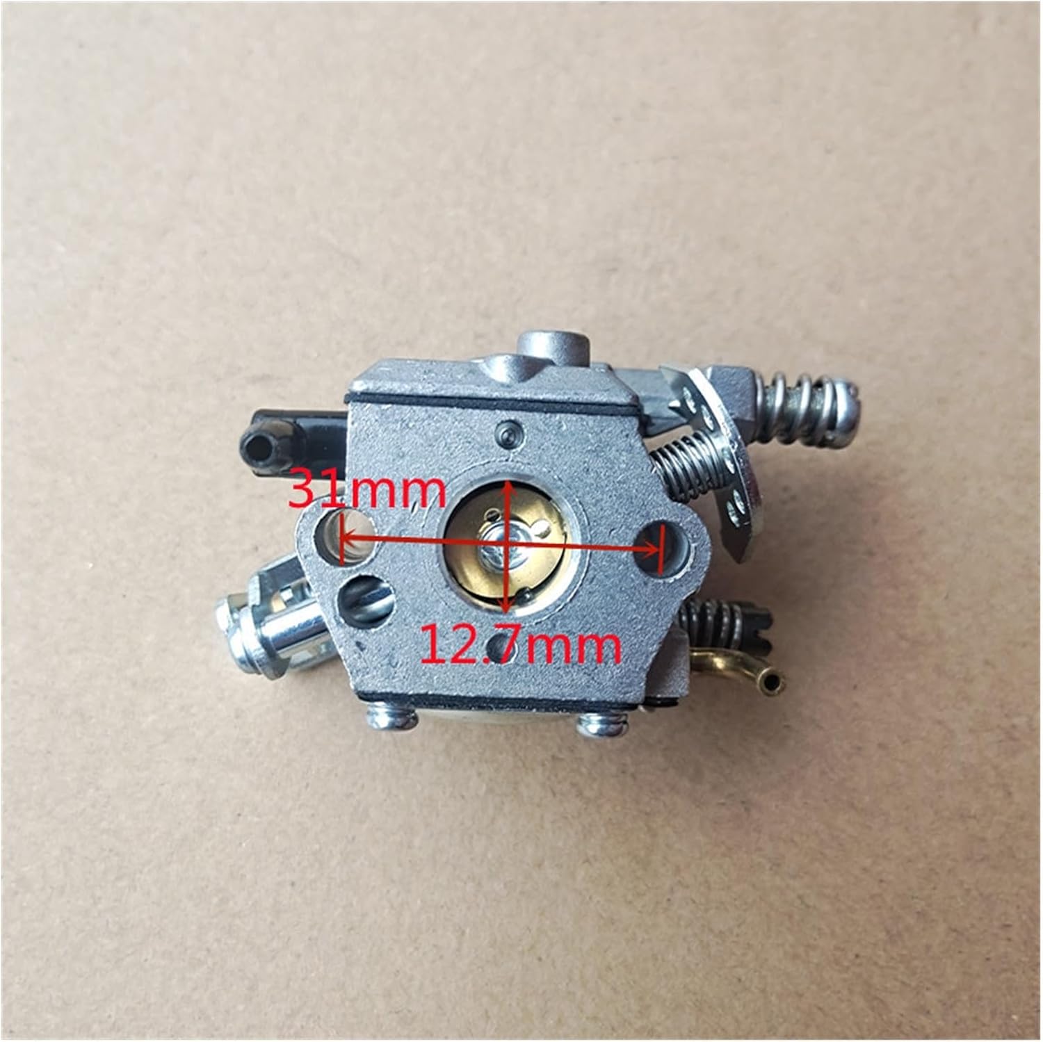 FFGHUI Carburetor, side view with dimensions