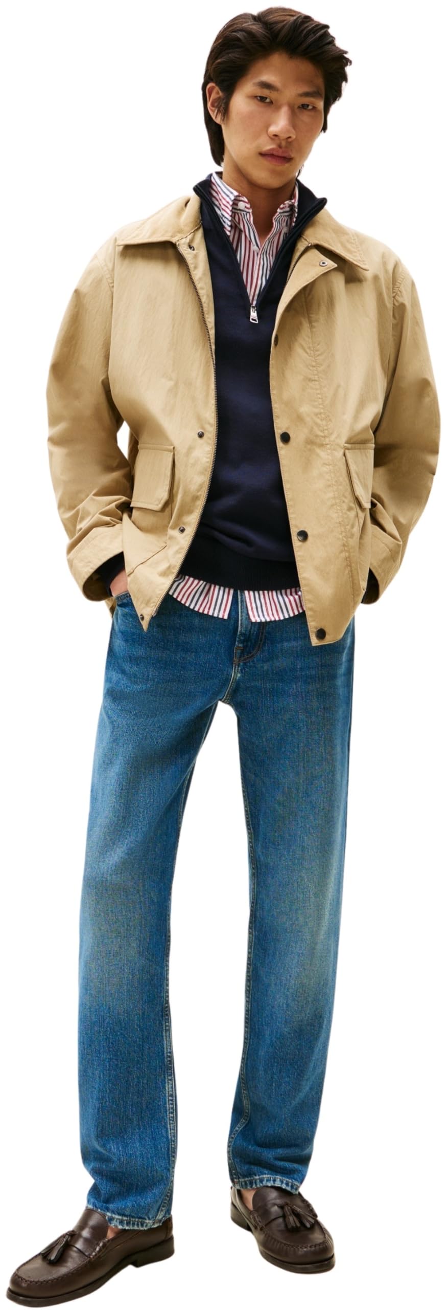 Tommy Hilfiger Vaqueros Hombre Straight Denton Talle Medio