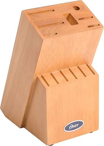 Miniatura 4 de Oster Scottsdale - Juego de cuchillos de cocina de acero inoxidable (14 piezas), color rojo