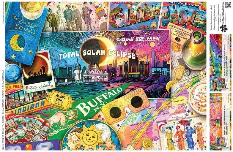 Buffalo Games - Aimee Stewart - Path of Totality - 1000 Piece Jigsaw Puzzle for Adults -Challenging Puzzle Perfect for Game Nights - Finished Size is 26.75 x 19.75