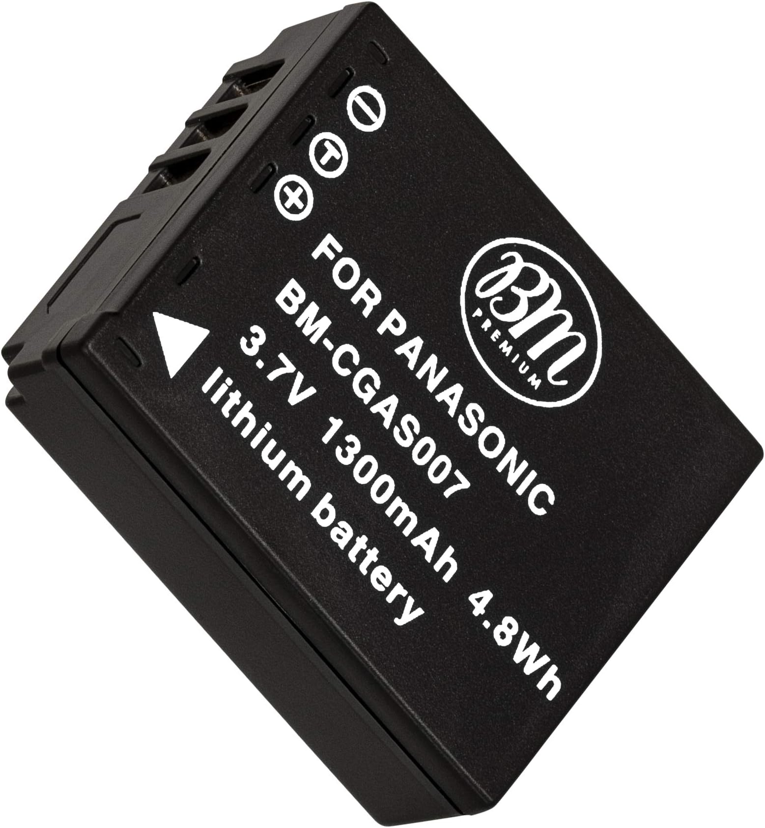 Replacement CGA-S007 Battery for Panasonic Lumix DMC-TZ1 DMC-TZ2 DMC-TZ3 DMC-TZ4 DMC-TZ5 DMC-TZ11 DMC-TZ15 DMC-TZ50 Digital Camera + More!!