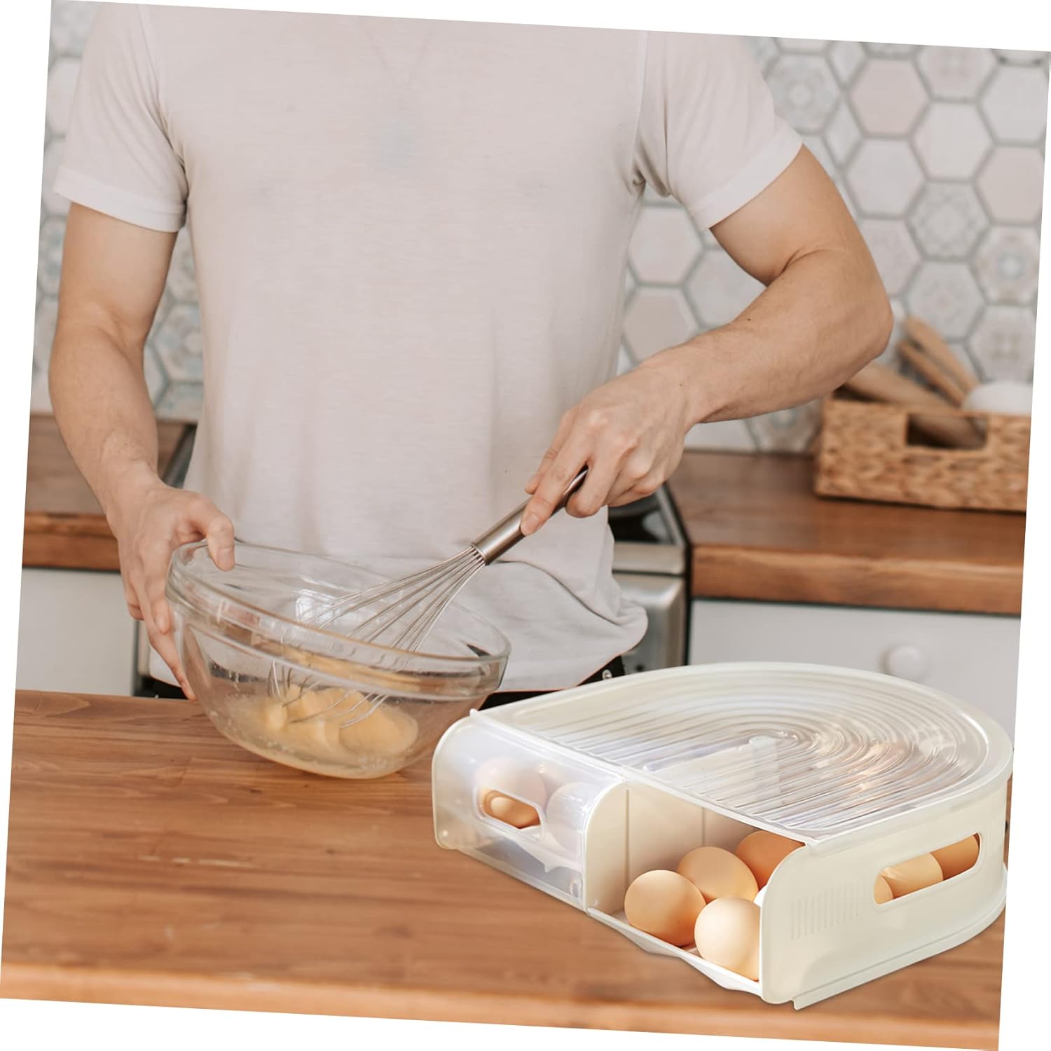 1pcs Egg Carton Replacement Egg Storage Box Heavy Duty Wear-resistant Easy to Clean Multi-purpose Organizer
