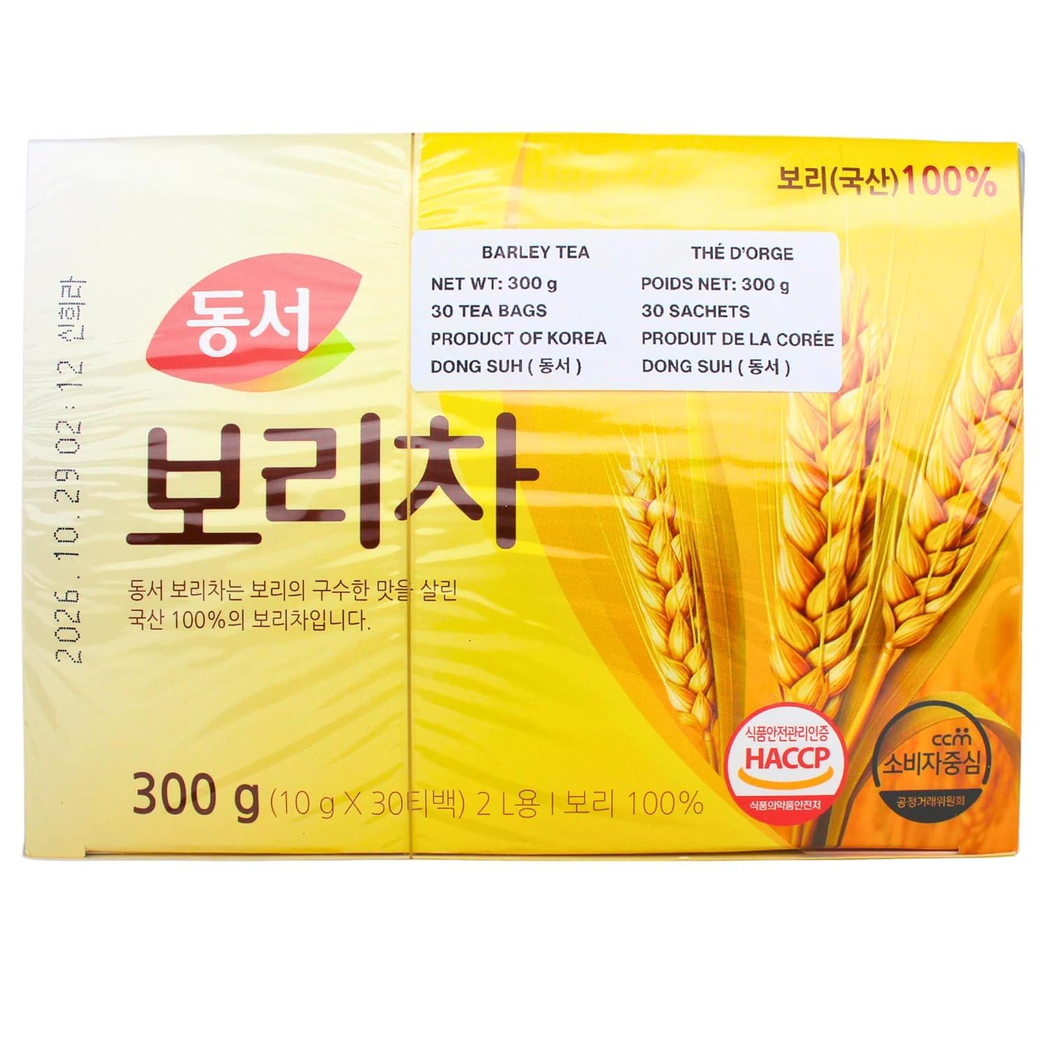 Dong Suh Gebratener Gerste Tee, 10 g x 30 Beutel