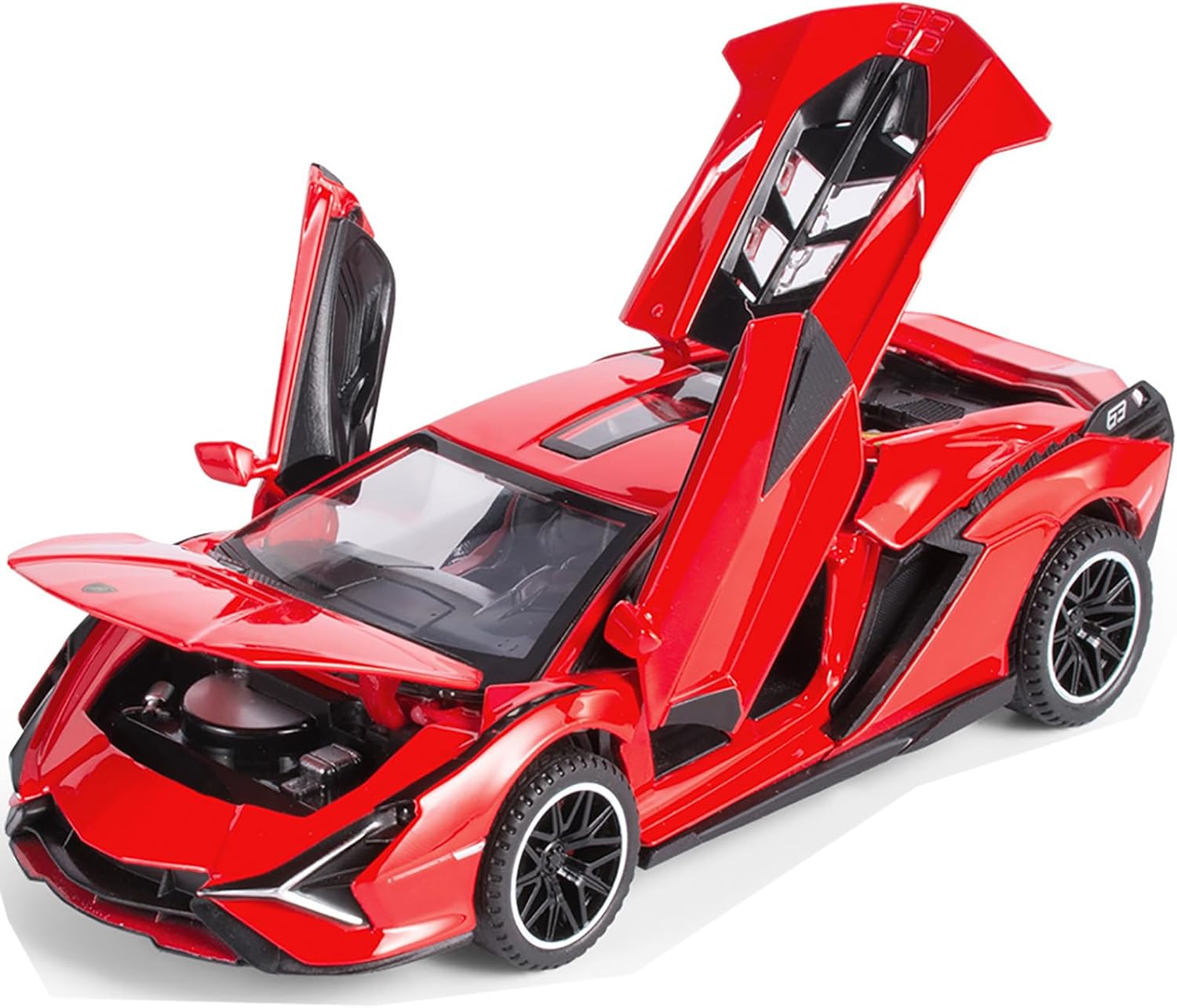 IYEAM Lambo Toy Car Sian FKP3 DieCast Car Model with