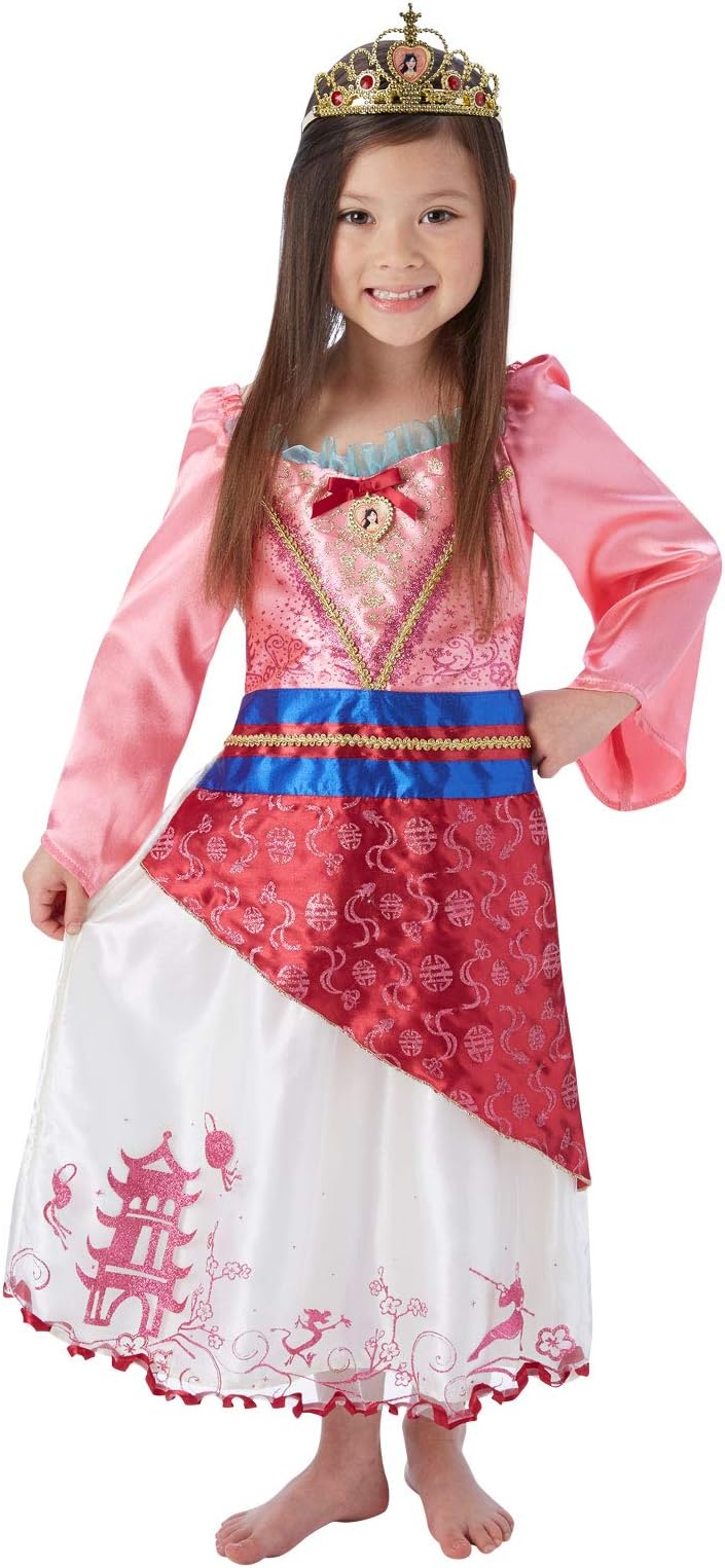Rubie'S Official Disney Princess Mulan Childs Deluxe Costume, Medium 5-6 Years