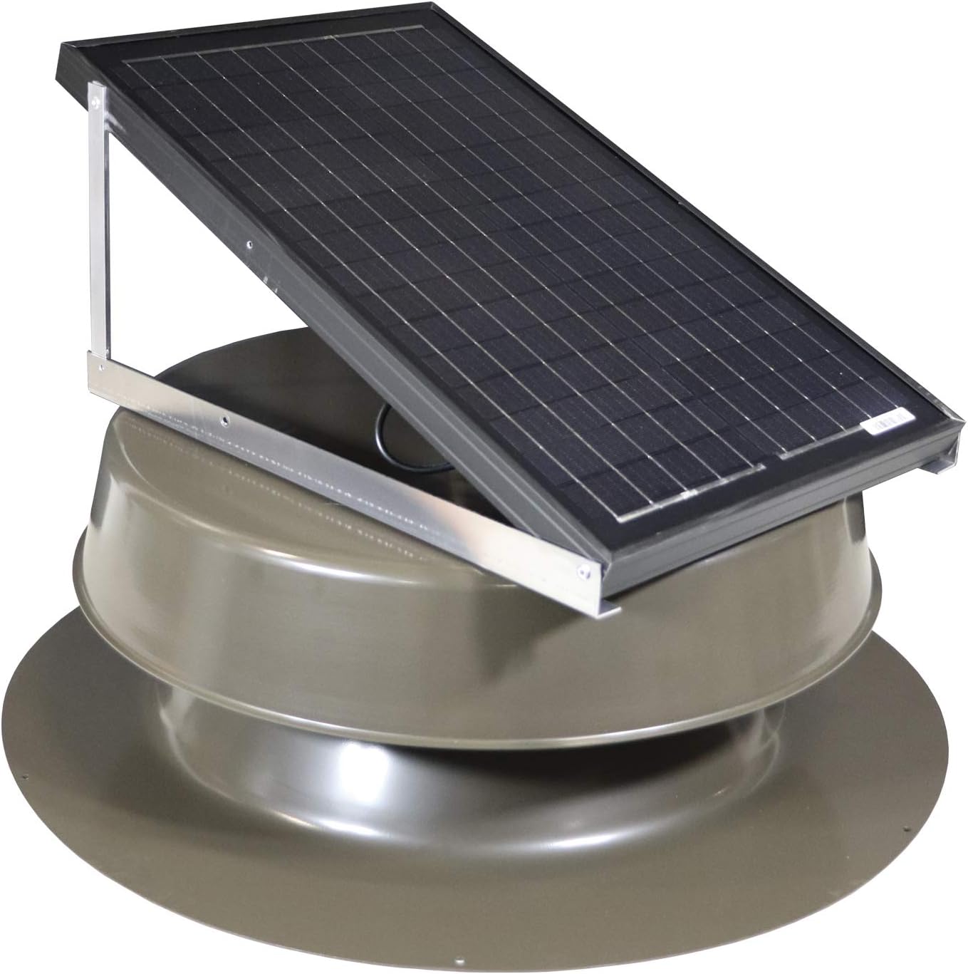 Natural Light Solar Attic Fan 32-watt Bronze