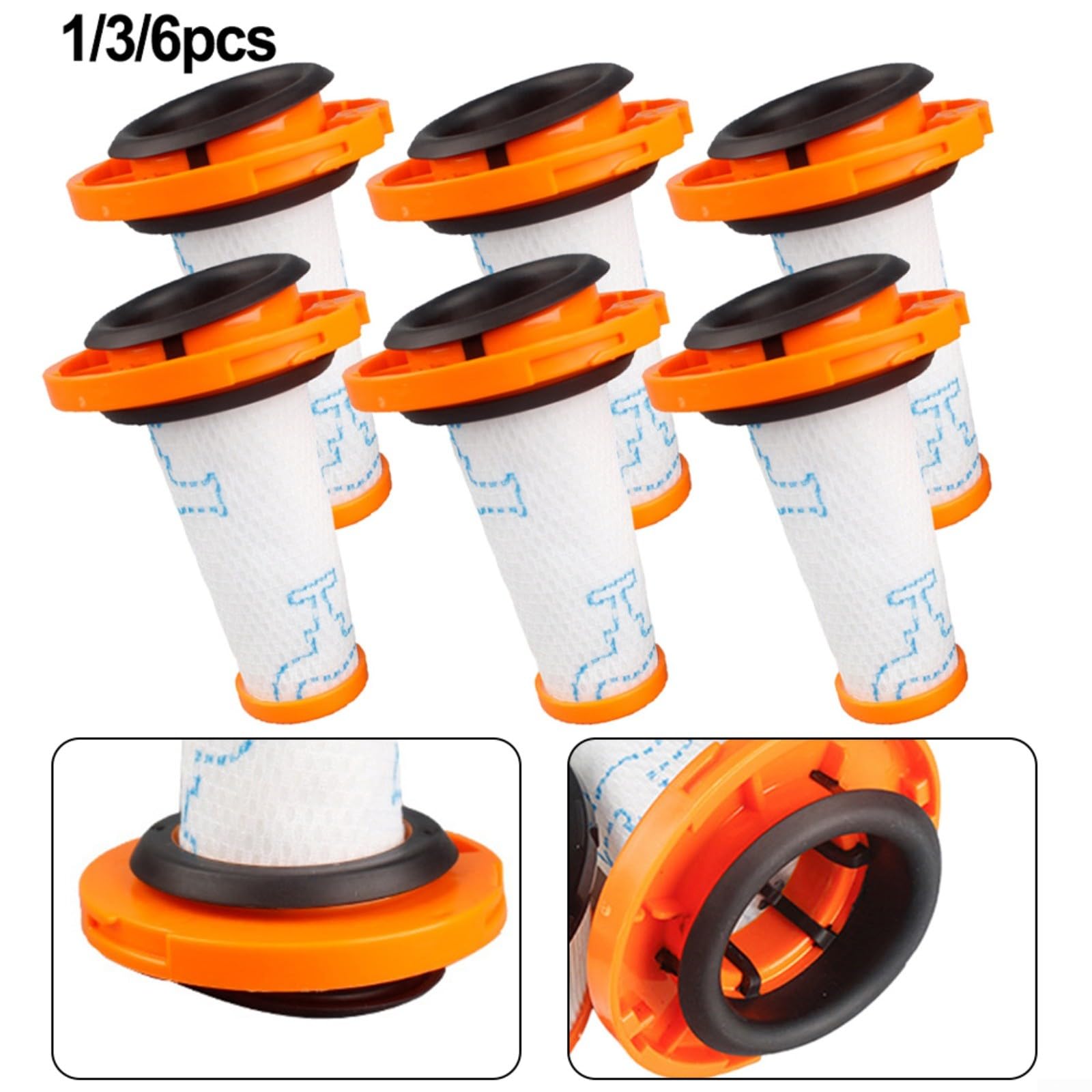 Filtros para X-Force para aspiradora Flex 9.60 inalámbrica lavable reutilizable (3 paquetes)