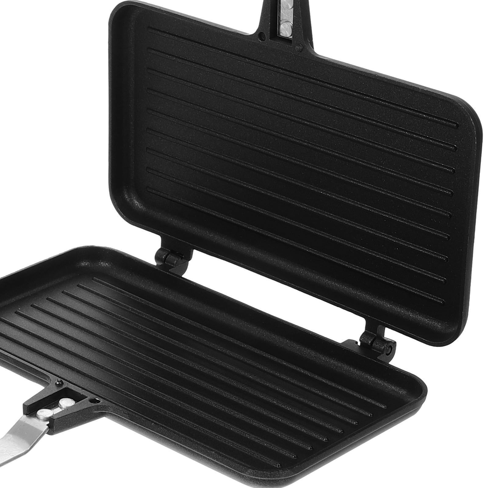 Milisten Sandwichera 1 PC Antiadherente Doble Cara de Aleación de Aluminio
