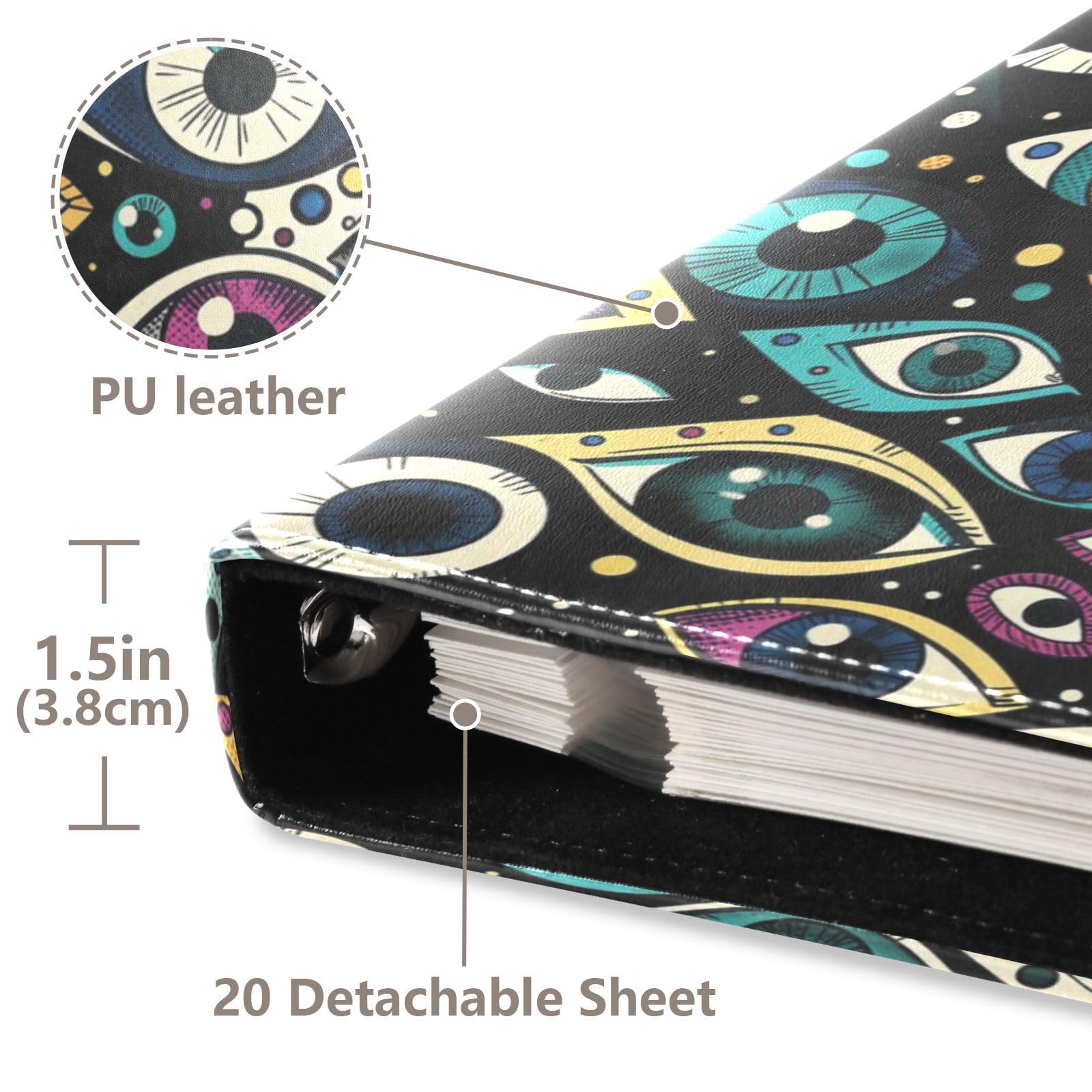 Album de scrapbooking en cuir pour ajouter ou retirer librement les pages intérieures