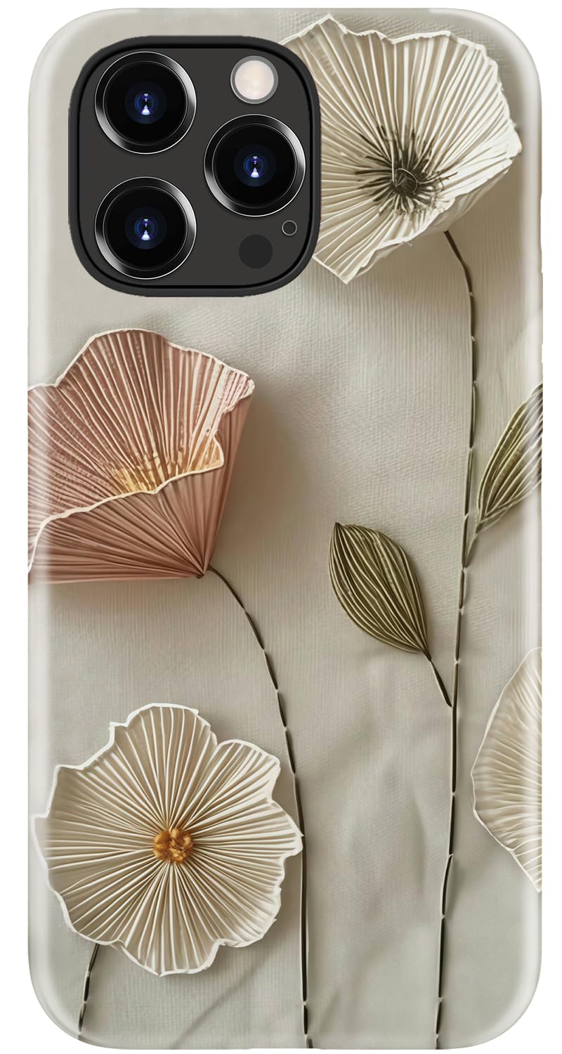 Goodon for iPhone 17 Pro Max Case Cute, Preppy Floral Design,Slim Silicone Protective Hard Cover, Wireless Charging Compatible Aesthetic Glossy Y2K Phone Cases for Women Girls, Marbled Floral Veins — view 33