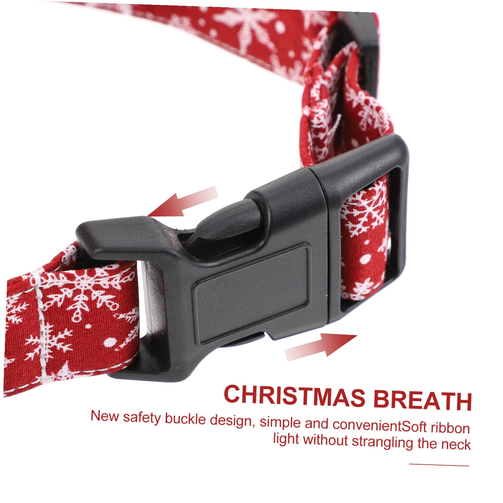 GANAZONO Collier de Noël pour Animaux avec Nœud Ajustable Collier pour Chat et Chien Accessoire Festif Réutilisable et Confortable pour Fêtes et Photos