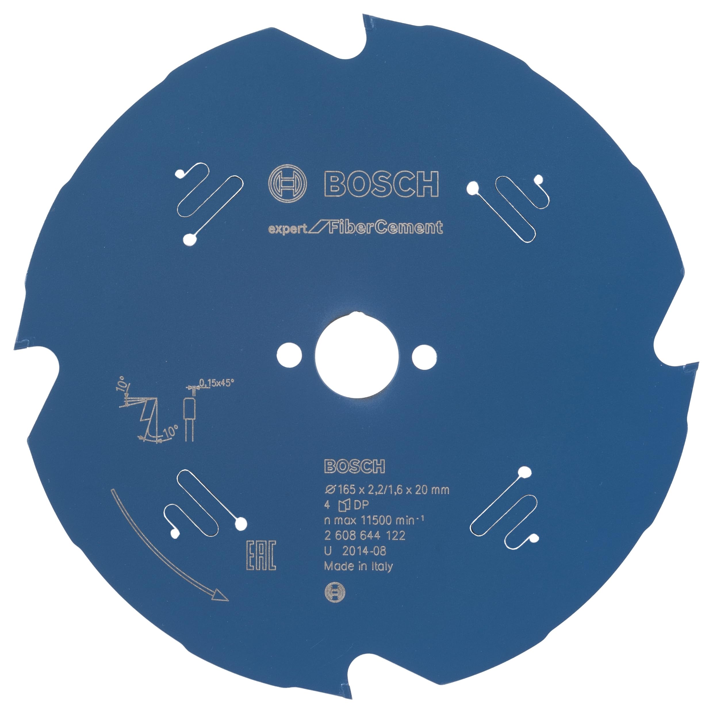 Lot De 2 Lames De Scie Circulaire INGCO 165mm - 24 Dents, Alésage 20mm, Carbure De Tungstène