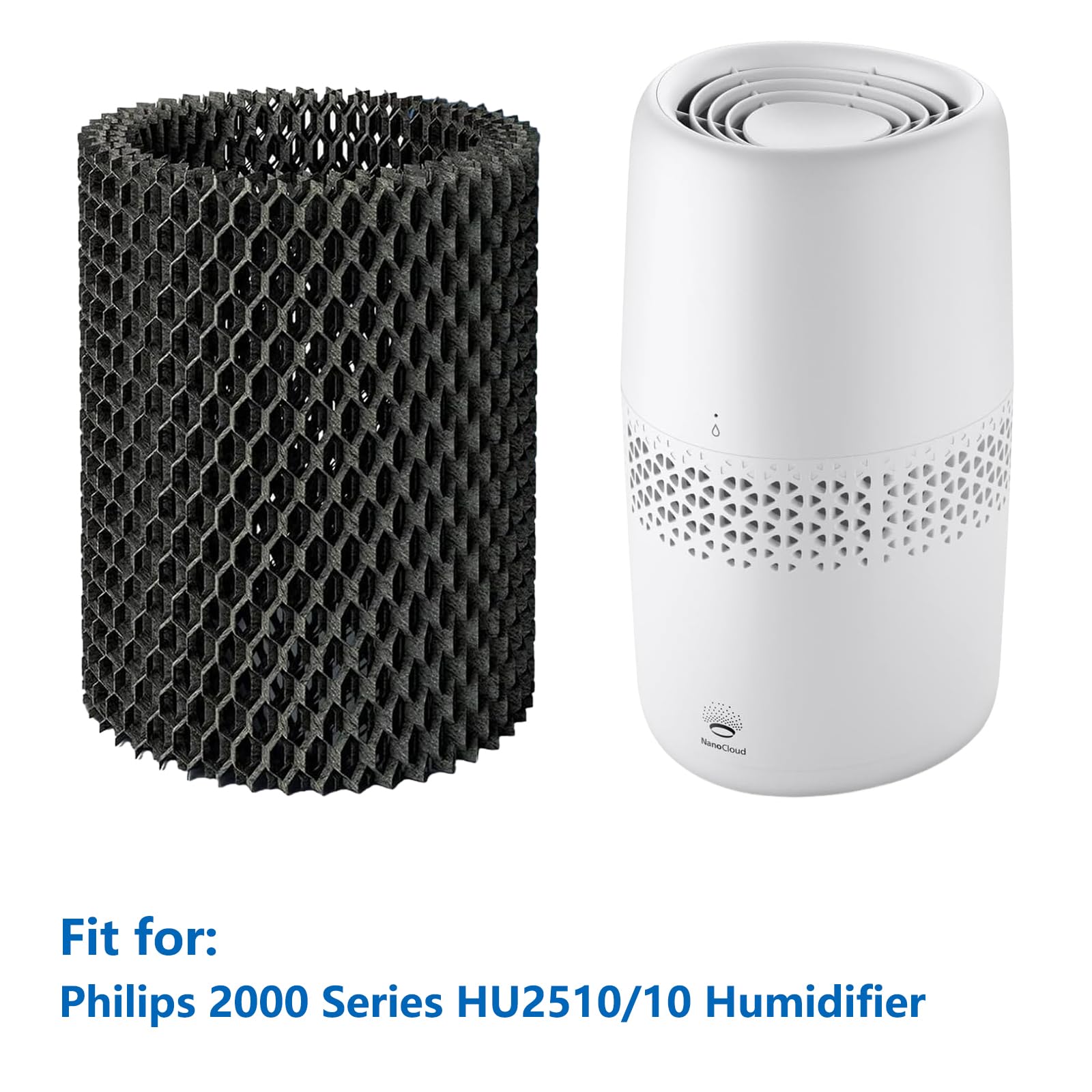 FY1190 Ersatzfilter für Philips 2000 Series HU2510/10 Luftbefeuchter Ersatz HEPA Filter Befeuchtungselement FY1190/30 (3 Stück)