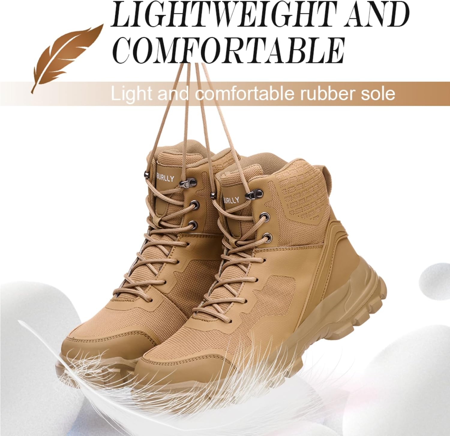 Micoklinlin Mens Steel Toe Shoes for Work Womens Safety Boots Lightweight Sneakers Smash and Puncture Resistant Walking Shoes