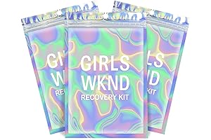 Holographic Girls Trip Hangover Kit Bag for Bachelorette Party