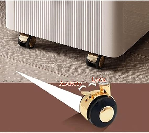 Kitchen Sideboard Sofa Sideboard Light Luxury Slate Storage Cabinet Removable Living Room with Drawers(White,40x80x65cm)