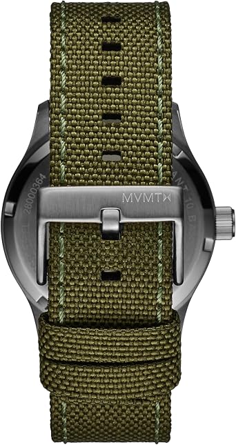 MVMT Field Automatic Men's Watch 3 Hand Stainless Steel Nylon Strap Sporty to Casual Wear Gift for Him 41mm