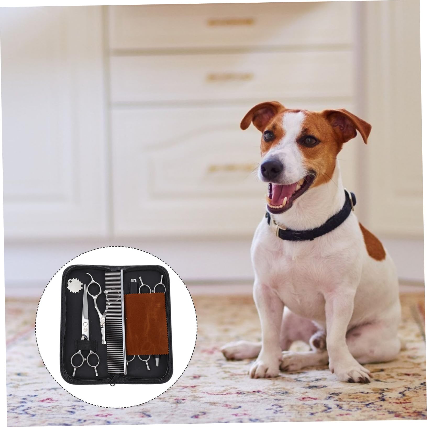 SUPVOX Ciseaux de Toilettage pour Animaux Outils de Coiffure pour Chiens Ciseaux de Toilettage pour Chiens pour Animaux