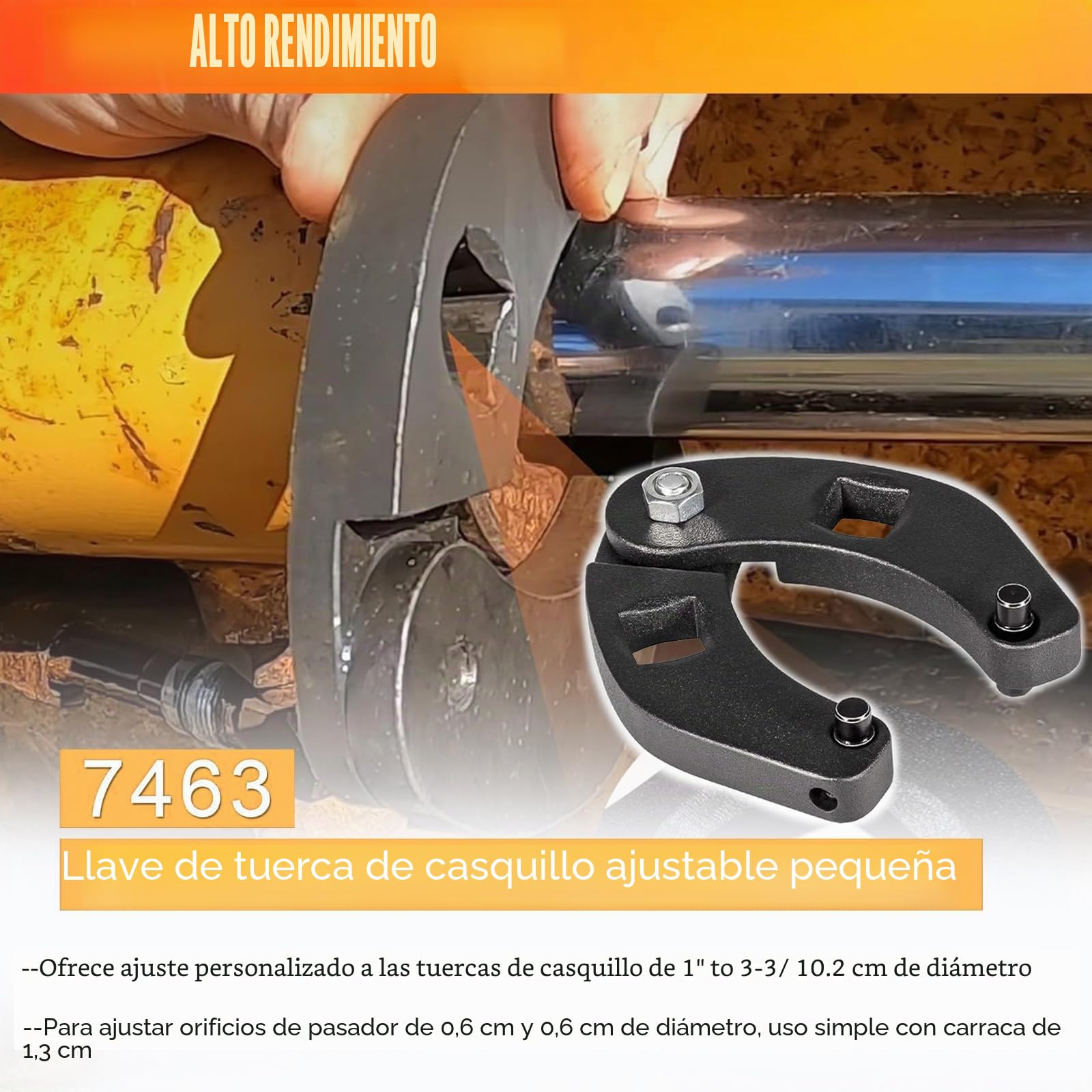 Llave ajustable de 2 piezas