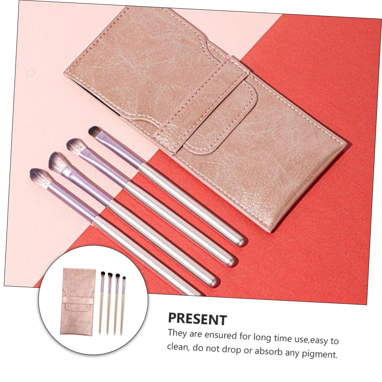 FRCOLOR 3 pezzi 1 4 pennelli per il trucco degli occhi per la miscelazione di pennelli per ombretto, pennello per eyeliner, pennello cosmetico, strumento cosmetico, strumenti per il trucco della