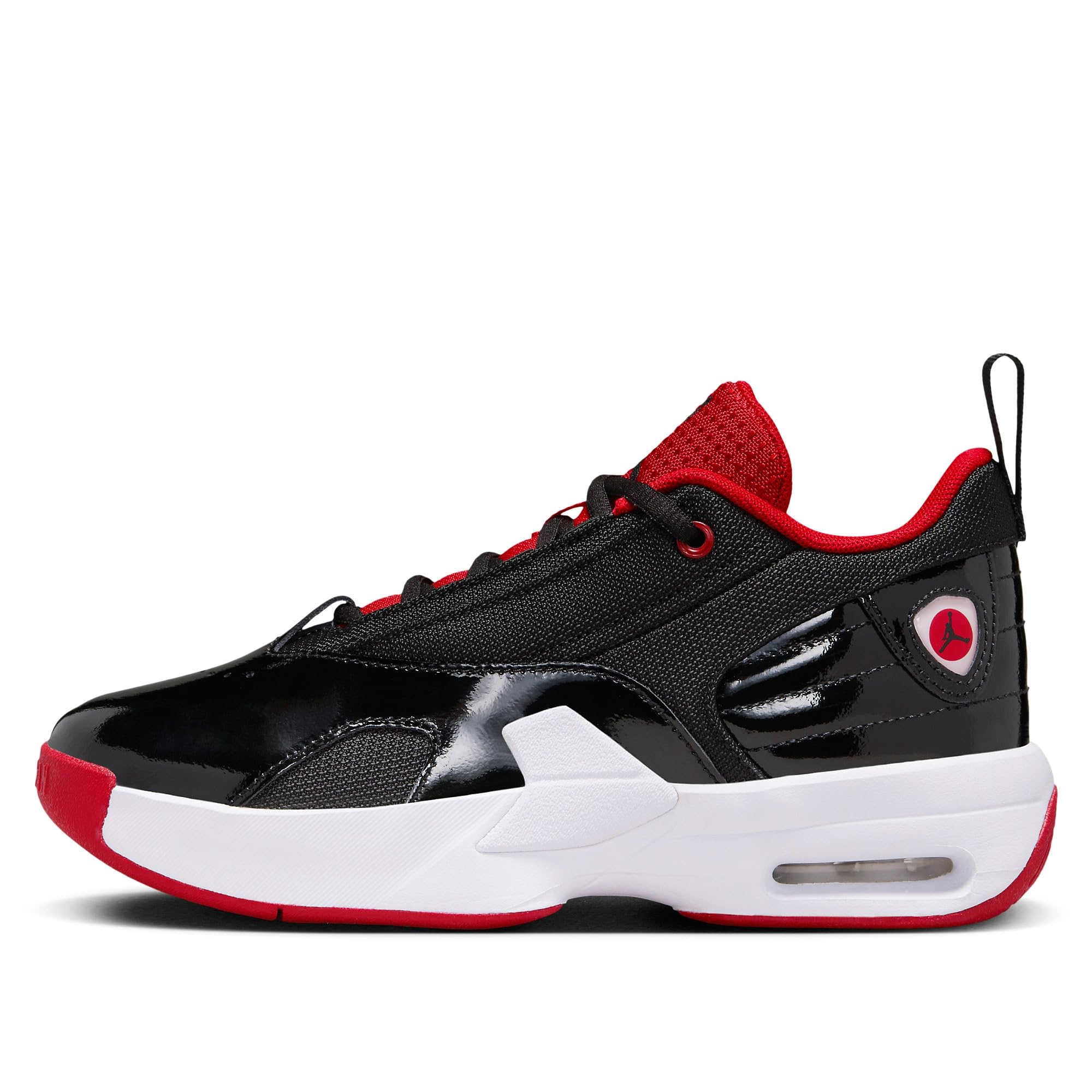 Jordan Max Aura 6 Big Kids' Shoes (FQ8297-006, Black/White/Gym Red) Size 6.5