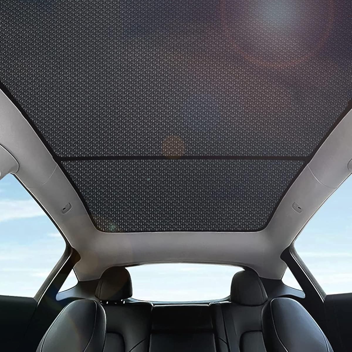 Tesla Model Y Sunshade Roof Never Sag UV Rays Protection Sun Shade for Tesla Model Y Heat Blocking Shades 2017-2024