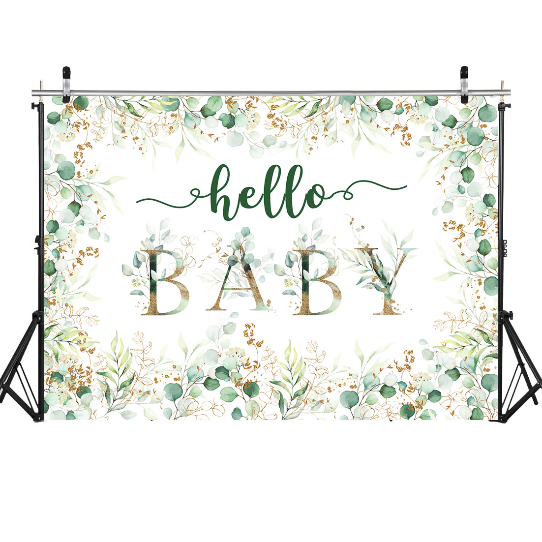 Avezano Toile De Fond « God Bless » Pour Fête De Baptême De Fille