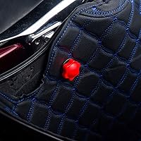 Vista 7 de Moto Onfire Saddlebags Liners - Kit de alfombras para alforjas duras Harley Touring 2014+, color azul, 4.5 bolsas estiradas