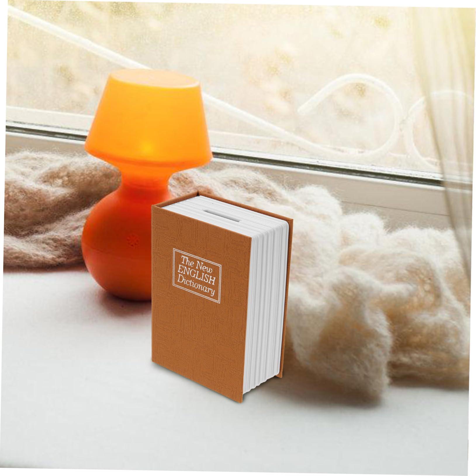 OSALADI 3piezas Caja De Ahorro Forma De Libro Con Cerradura Alcancía Creativa Para Monedas y Billetes Caja Fuerte Decorativa Para Habitaciones y Estudios
