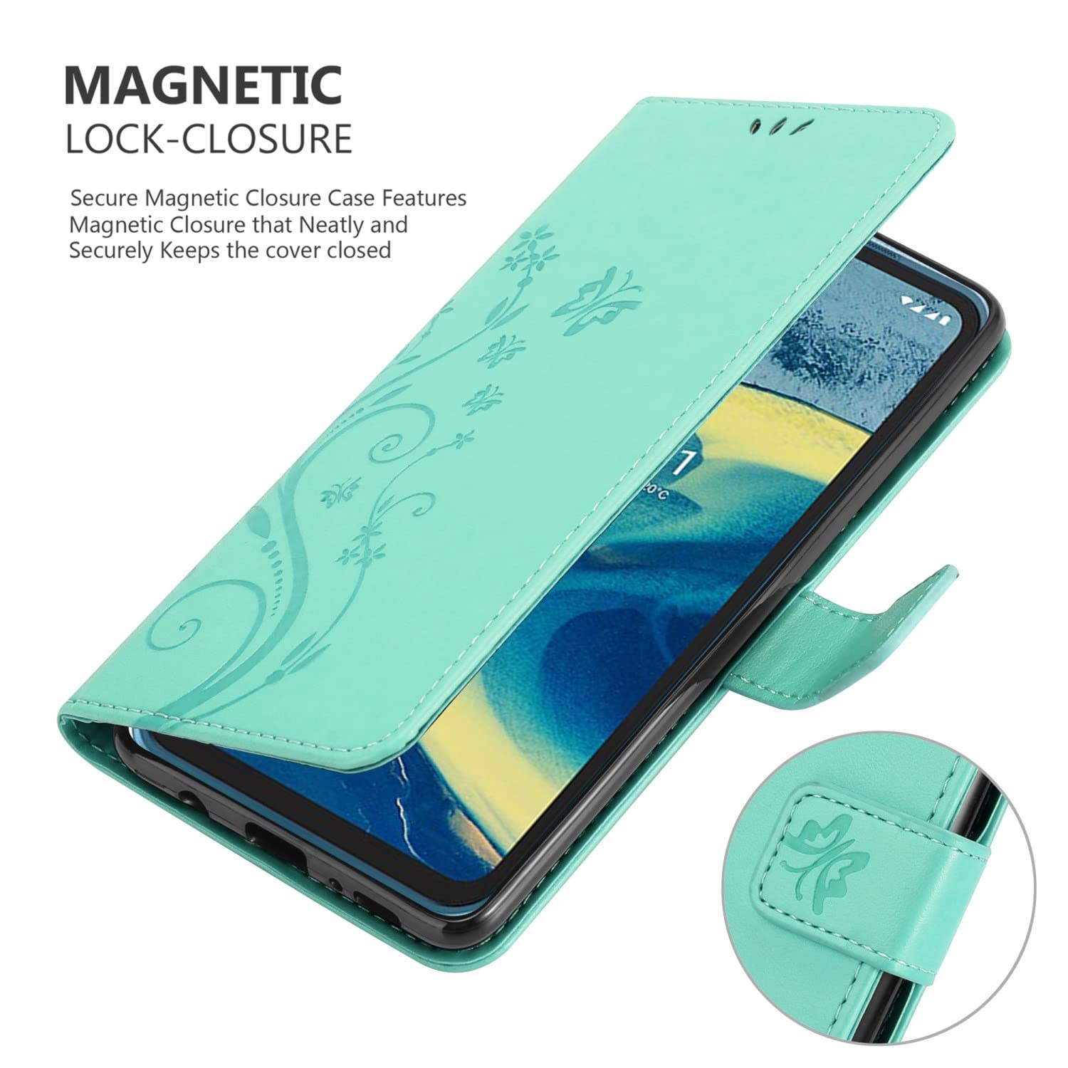 Cadorabo Custodia Compatibile Con Nokia Xr20 In Turchese