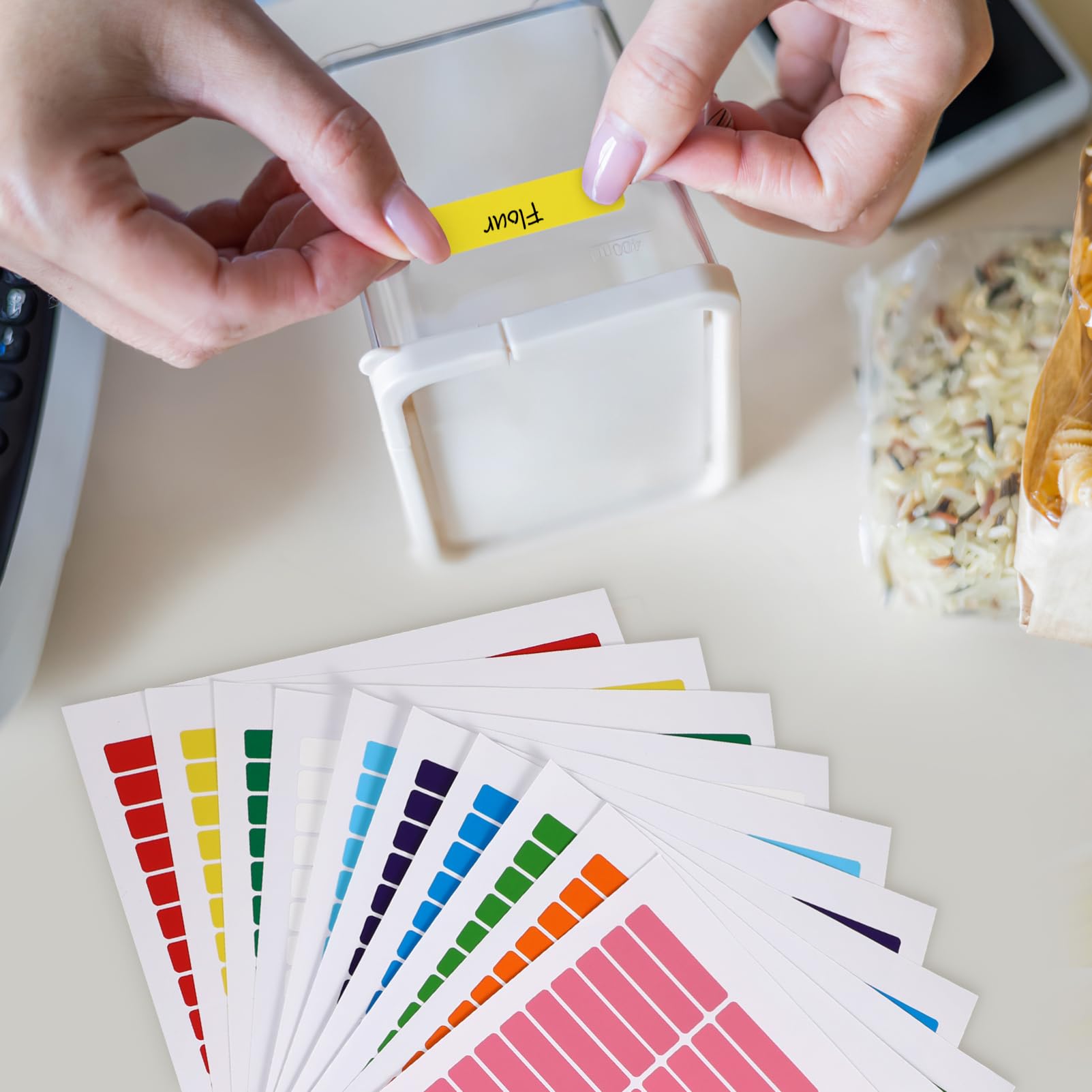 Lurrose Etichetta Adesiva Colorata Etichette Con Codifica A Colori In 12 Colori Adesivi Colorati Autoadesivi Da 30 Pezzi Per L'ufficio Inventario