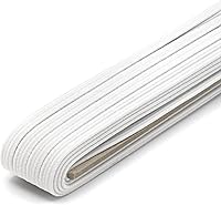 Vista 3 de Dritz Bebé suave elástico blanco, 1/8" (3,1 mm)