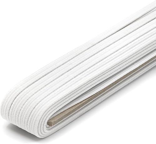 Miniatura 3 de Dritz Bebé suave elástico blanco, 18" (3,1 mm)