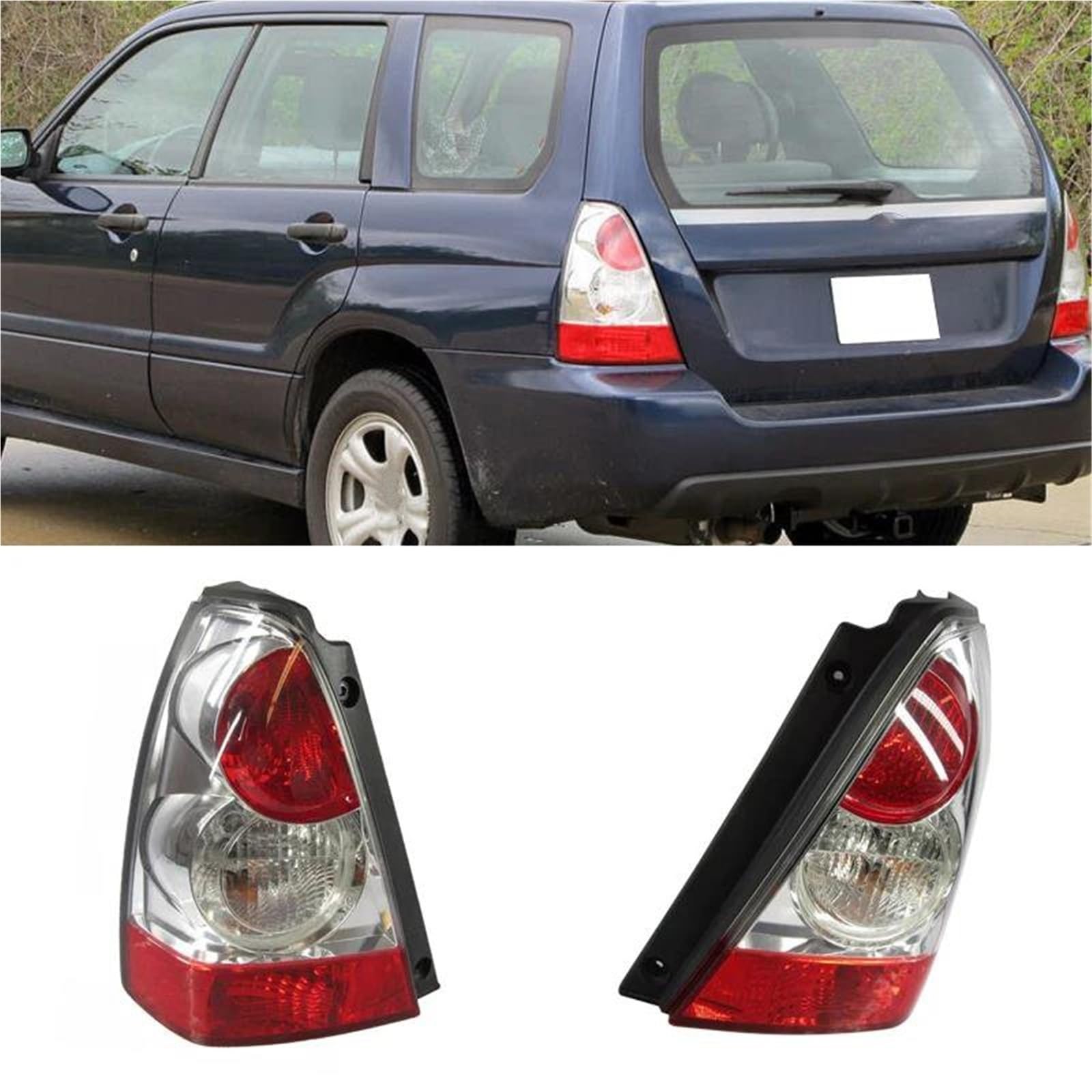 Luz Trasera Conjunto De Luces Traseras, Dirección, Freno, Marcha Atrás, Intermitentes Y Conducción Para Subaru Para Forester 2006-2008(Izquierda)