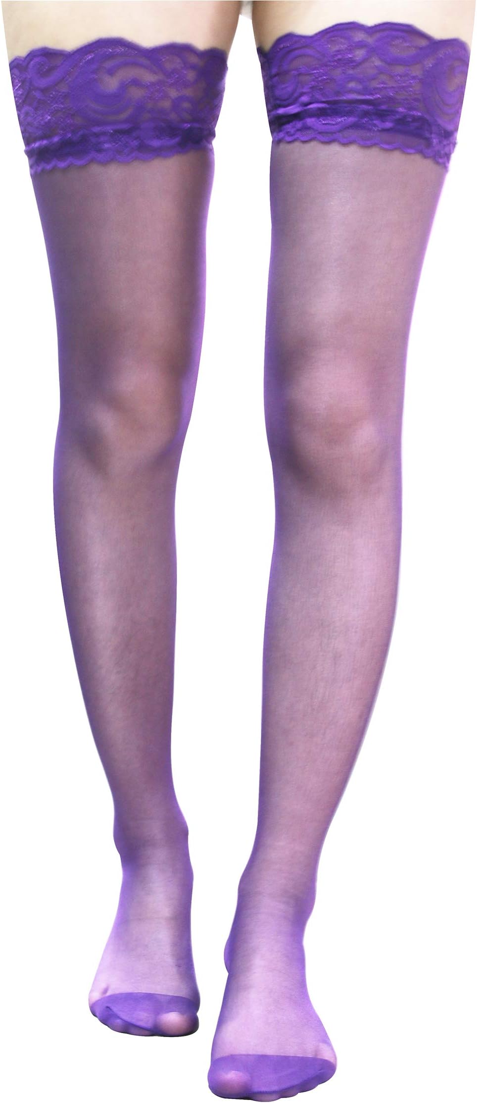 RuoFengLovable Sexy Long Tube Stockings 8cm 2 Pairs