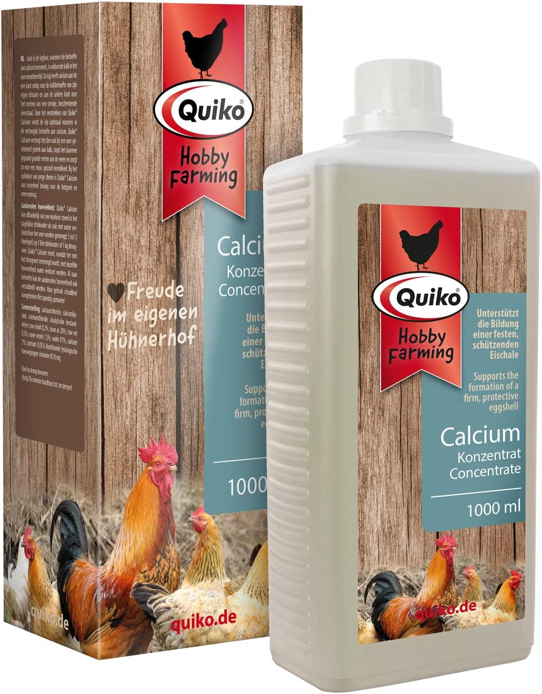 Hobby Farming - Calcium Concentrate for Chickens 1,000 ml - Chicken Feed - Chicken Vitamins