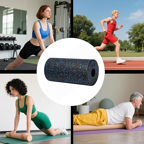 Miniatura 4 de Rodillo de espuma, cilindro de masaje de tejido profundo con soporte firme, rodillo de recuperación de cuerpo completo con diseño portátil, alivio