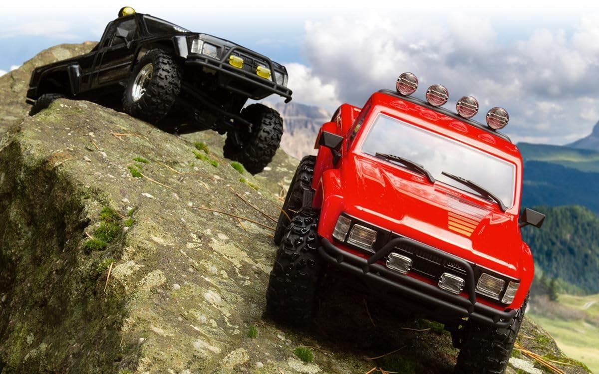 HPI Racing 160803 - Venture18 1985 Toyota Hilux 1/18 Brushless Crawler RTR Rouge