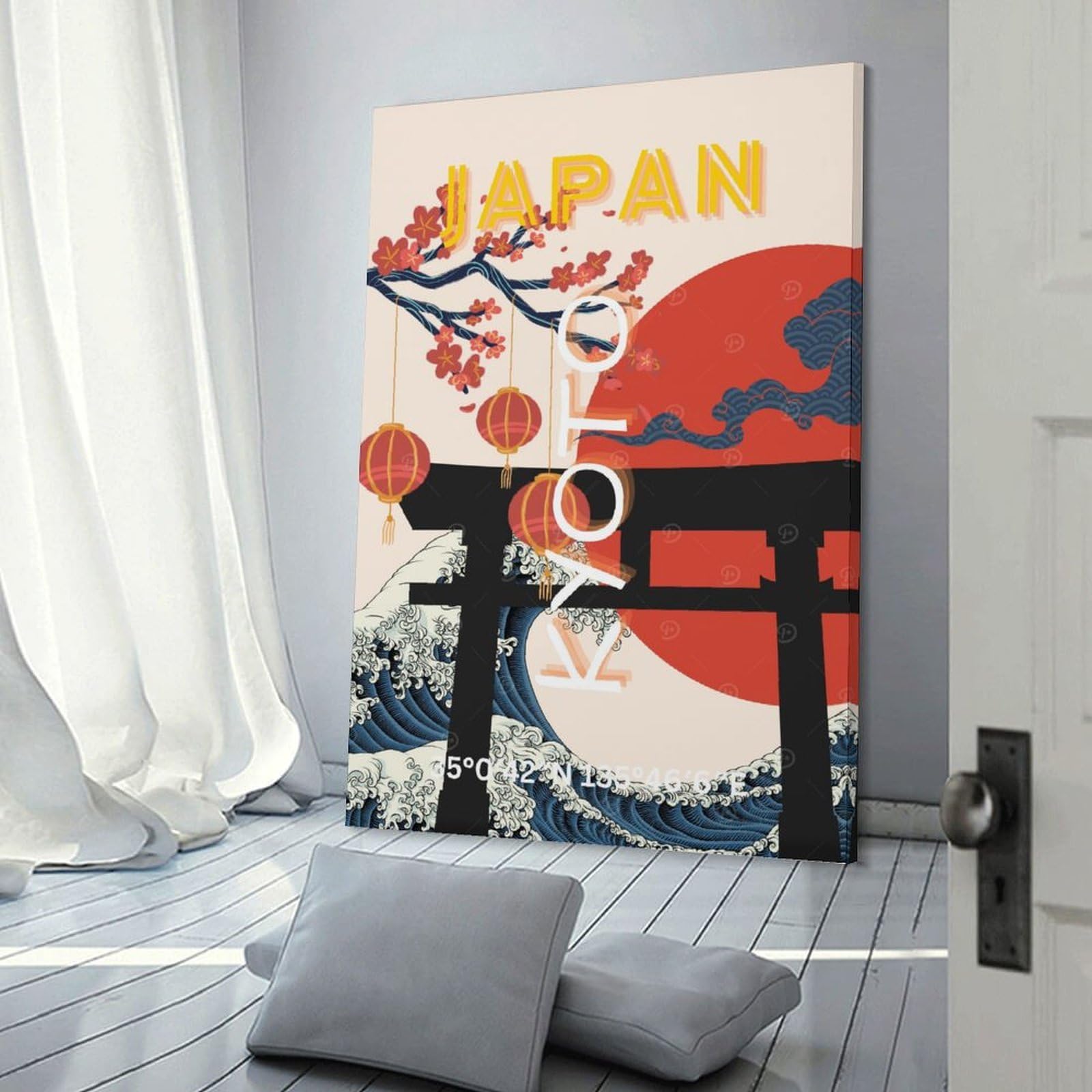 Junmoney Japan Travel (10) Home Decor Wall Art, 24x36inch(60x90cm), for Wall Displays, Bedrooms Or Room Updates, Ideal for Building A Coordinated Art Wall