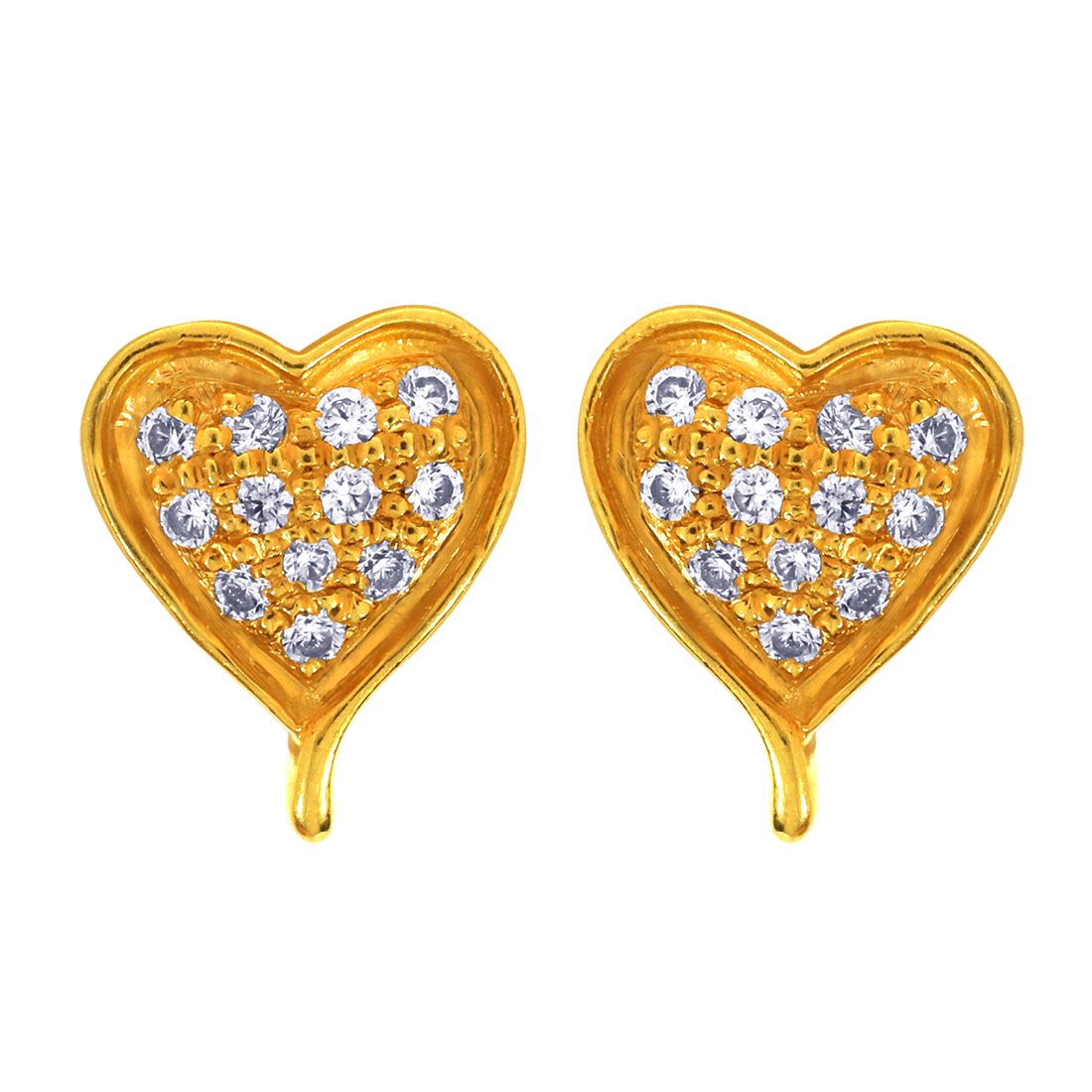 joyalukkas 22KT (916) Yellow Gold Stud Earrings for Women (BN11202805)-picture-28
