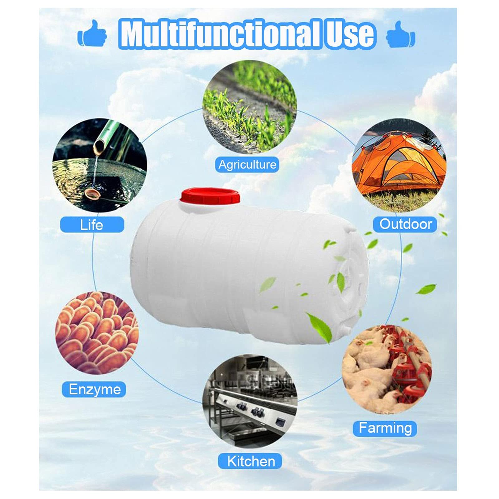 蛇口付き水容器80L家庭用HDPEプラスチック製の貯水タンクバルブとホース付き長方形の発酵タンク屋外のポータブル水バケツワイン樽工業用化学樽 (Size:145L) Amazon.co.jp: 水タンク 蛇口付き水容器80L家庭用HDPEプラスチック製の