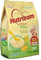 Nutribom Mingau Milho 180G - Feito Com Milhos Selecionados Fonte De Ferro Zinco E Vitaminas