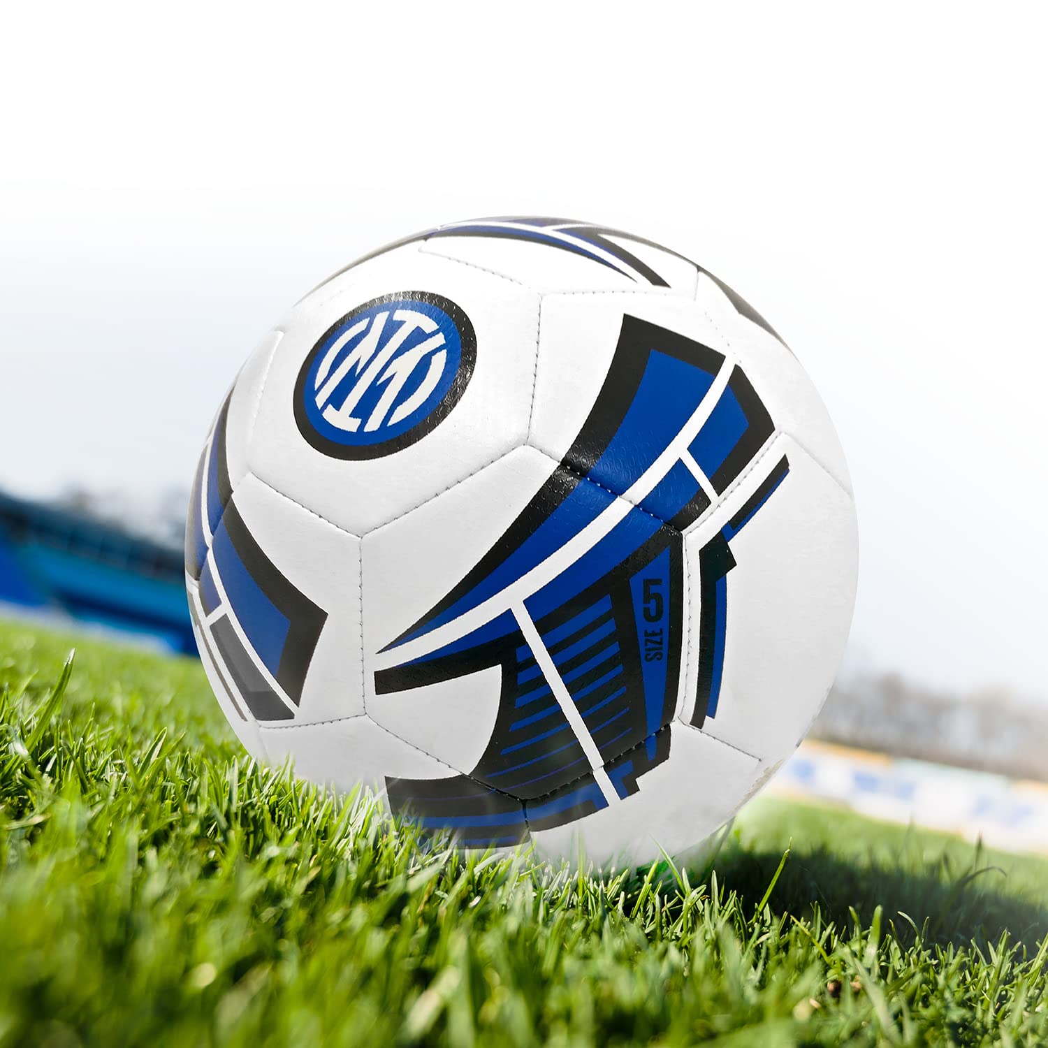 Mondo Sport - Balón de fútbol Cosido INTER - Producto Oficial - Talla 5 - 400 g - 13642